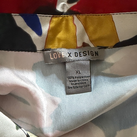 Multicolor long sleeve maxi dress extra large - Picture 4 of 7